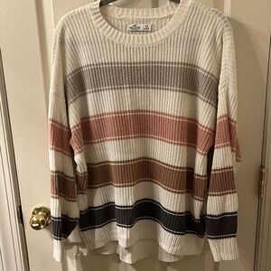 Hollister Oversized Striped Knit Sweater